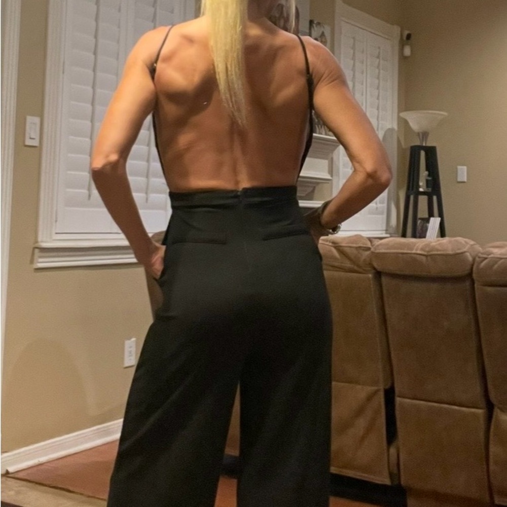 Lulu's Classic Black Jumpsuit - Picture 6 of 14